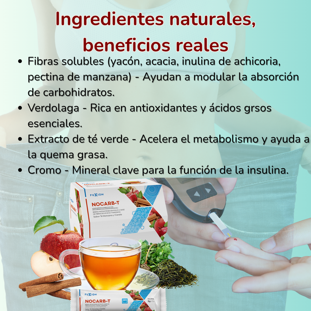NOCARB-T DE FUXION: Equilibra tu glucosa y control de peso