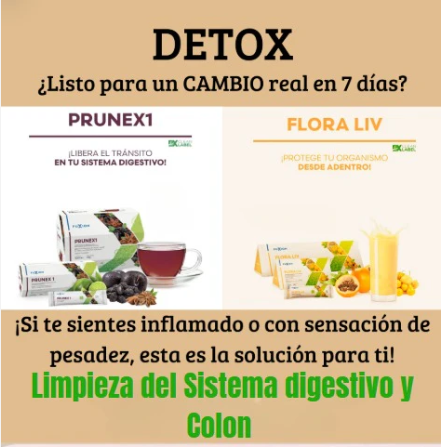 Detox Digestivo Natural – Flora Liv + Prunex-1 | FuXion