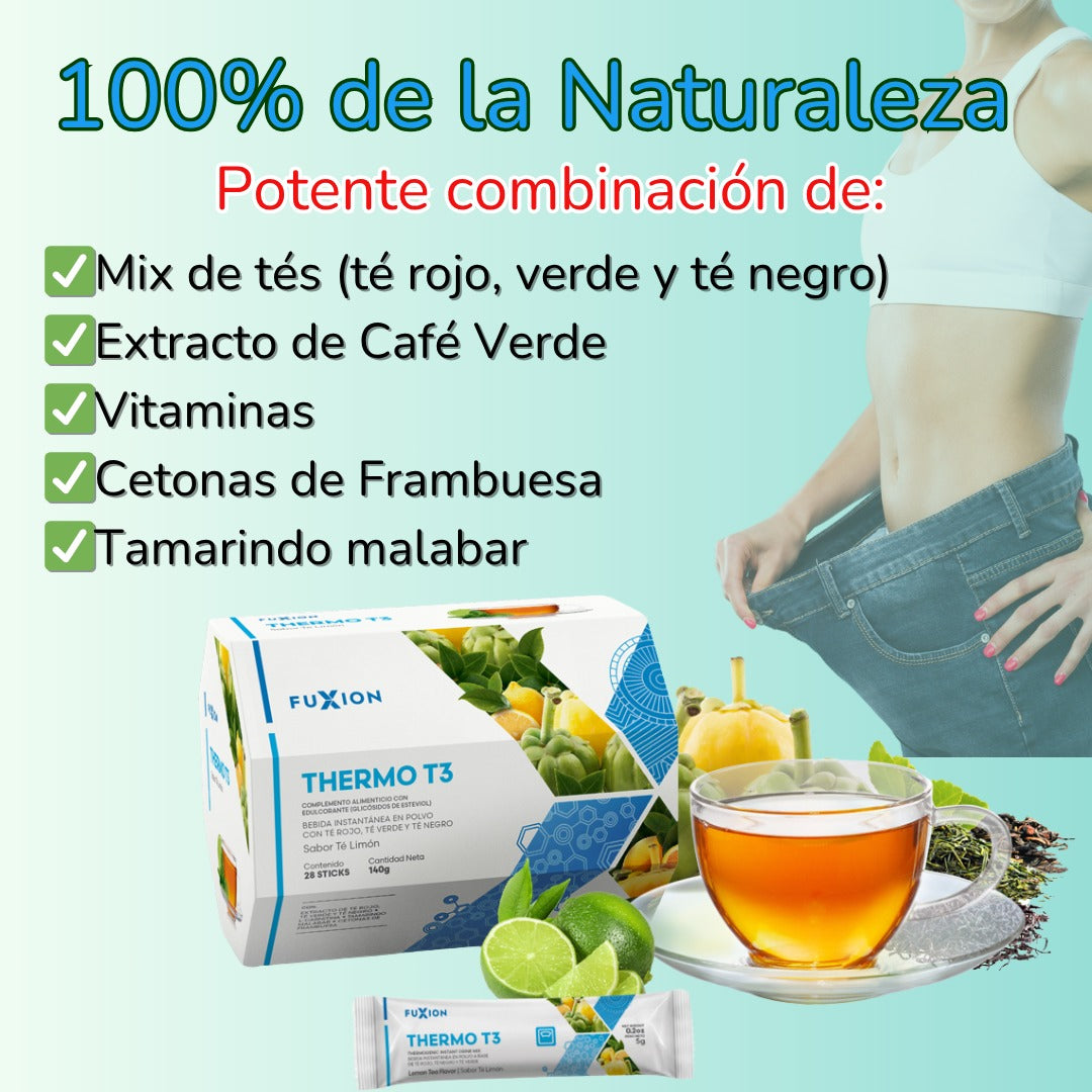 THERMO T3 FUXION: Quema Grasa Natural