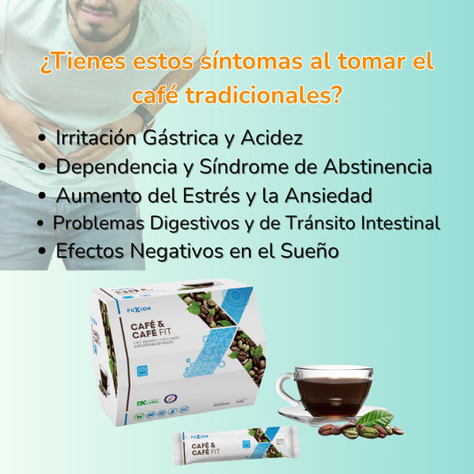 CAFÉ & CAFÉ FIT DE FUXION - Mejora glucosa y ayuda a quemar grasa