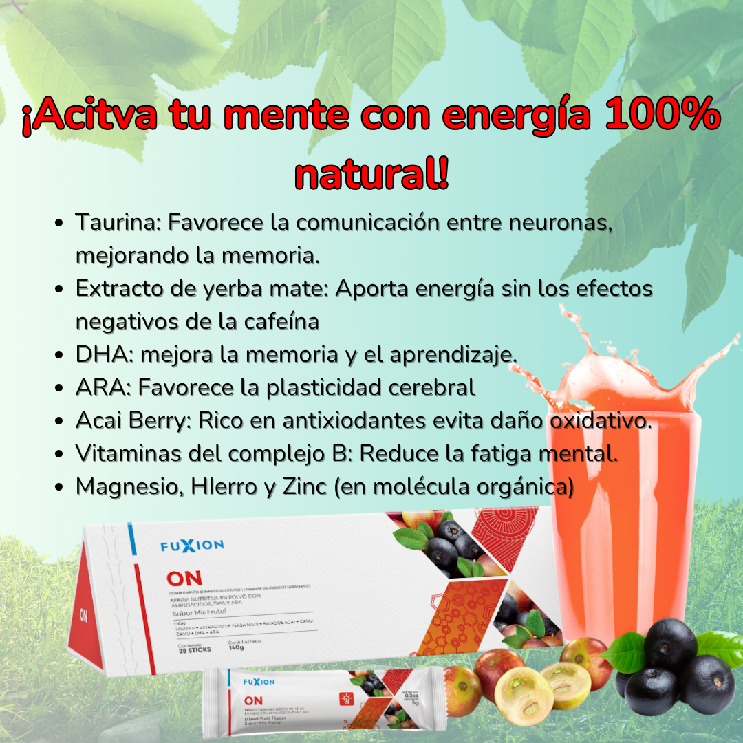 ON DE FUXION ¡MENTE ACTIVA Y ALERTA!