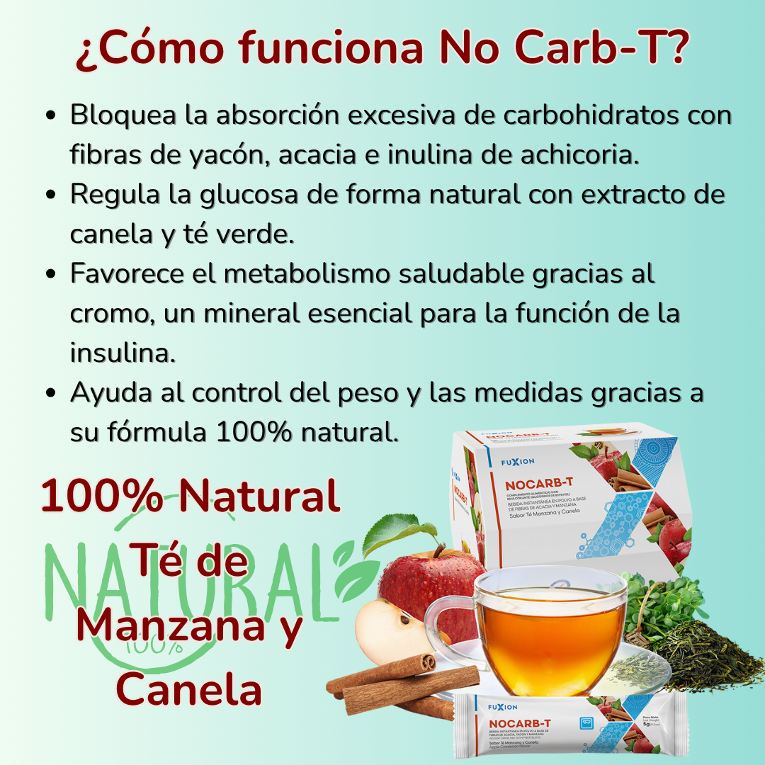 NOCARB-T DE FUXION: Equilibra tu glucosa y control de peso