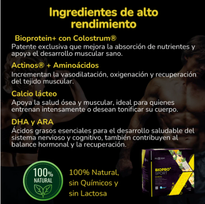🥇 👉 BIOPRO+ SPORT – Proteína Deportiva Funcional de Alto Rendimiento 💪
