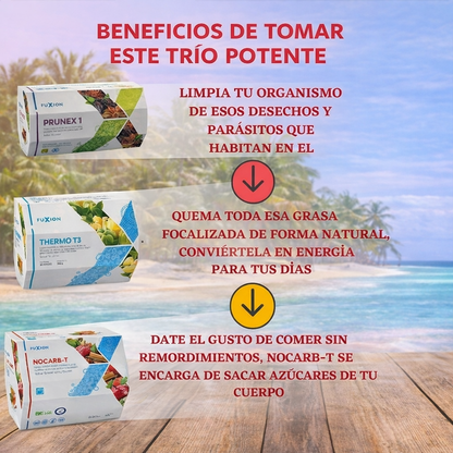 🔥 Trío Reductor Fuxion  30 Días