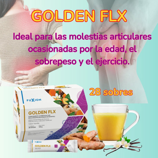 GOLDEN FLX DE FUXION: Desinflamatorio Natural