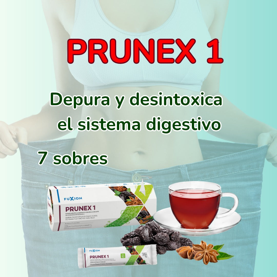 PRUNEX 1  DE FUXION: Limpia y desintoxica el sistema digestivo