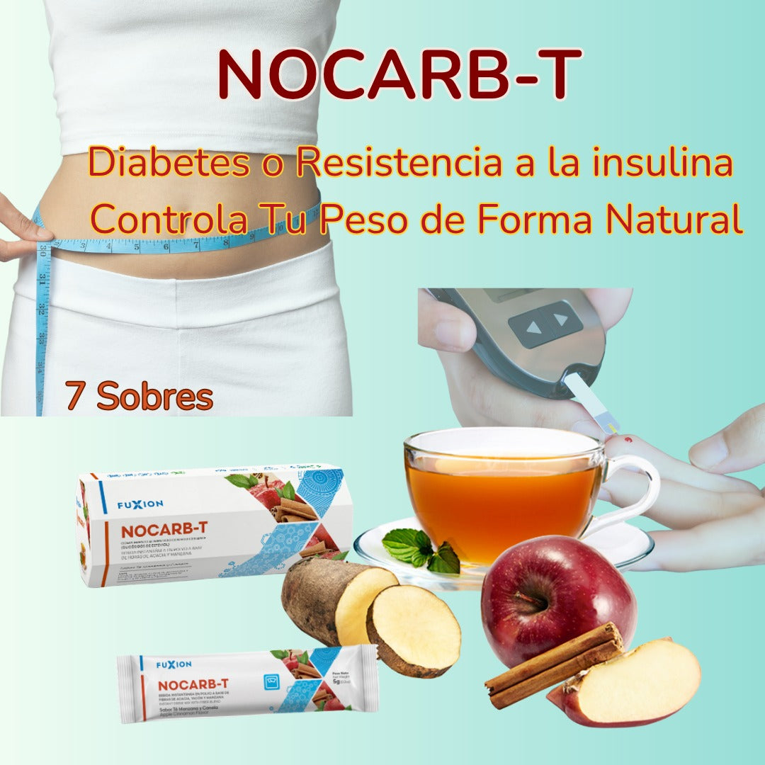 NOCARB-T DE FUXION: Equilibra tu glucosa y control de peso