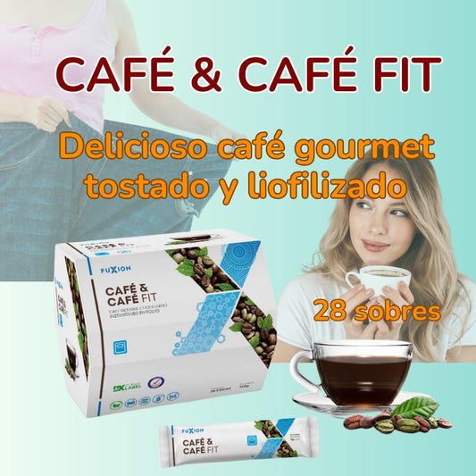 CAFÉ & CAFÉ FIT DE FUXION - Mejora glucosa y ayuda a quemar grasa