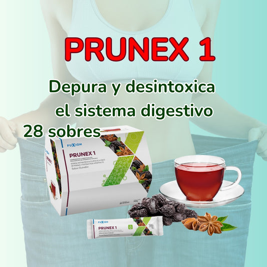 PRUNEX 1  DE FUXION: Limpia y desintoxica el sistema digestivo