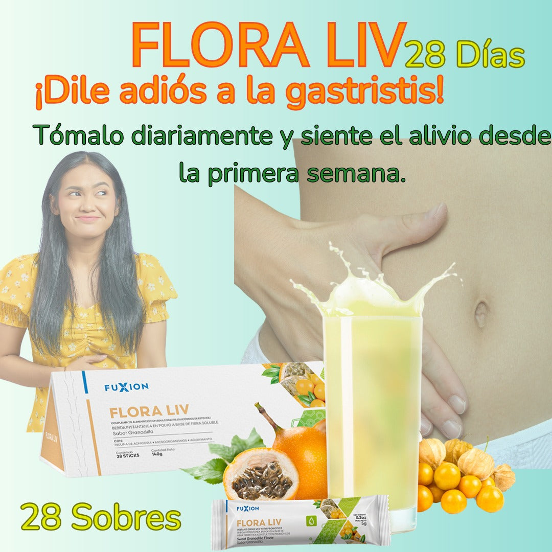 🔥 ¡Dile adiós a la gastritis y&nbsp;Helicobacter pylori!&nbsp;con Flora Liv el&nbsp; 🦠